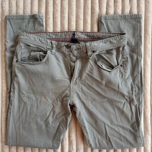 Johnnie-O Stylish Olive Green Denim Pants - 34x32